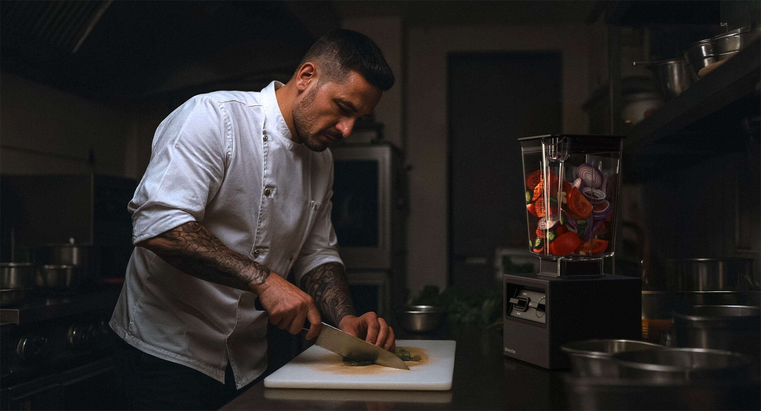 Blendted-Chef-InKitchen