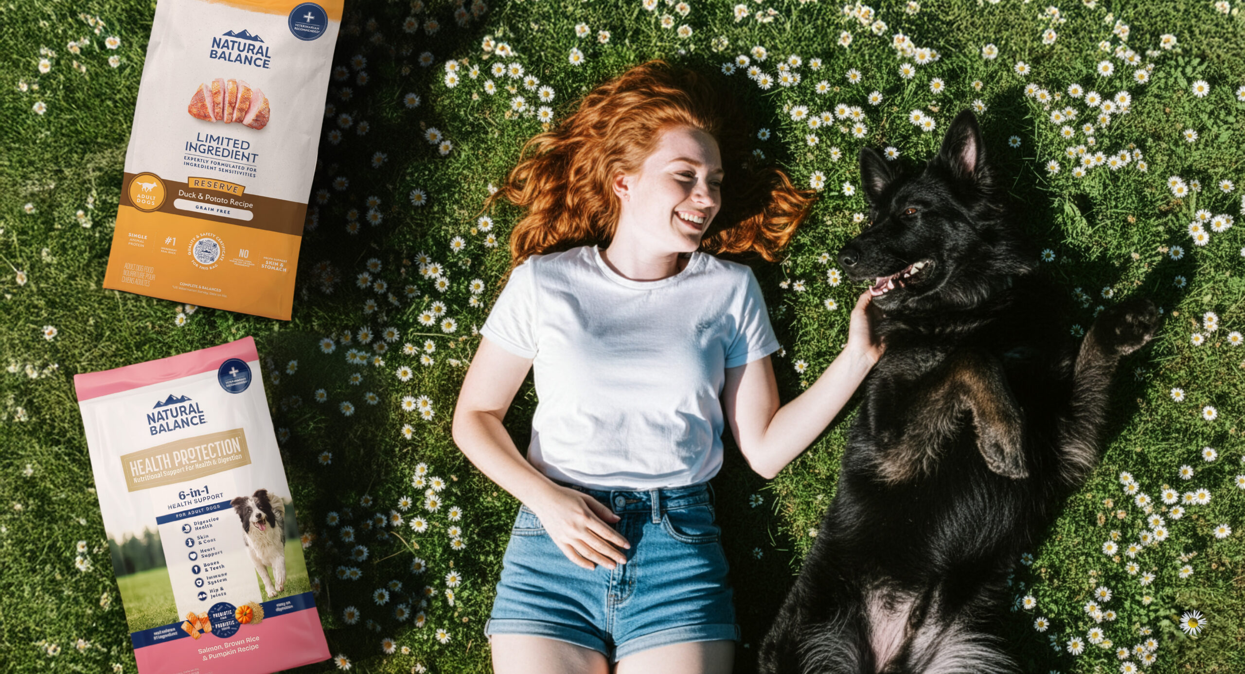 1- Header – Woman Laying on Grass